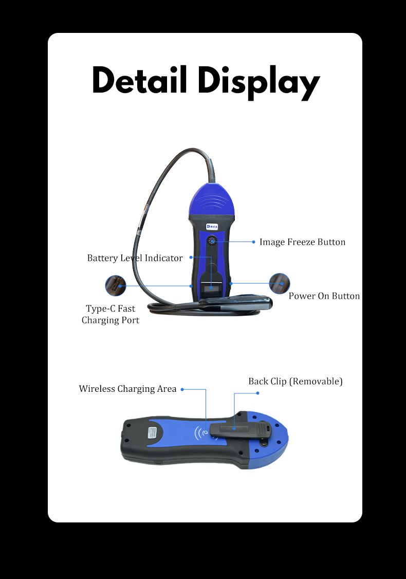 Wireless Portable Veterinary Doppler Ultrasound BXL S200(图8)