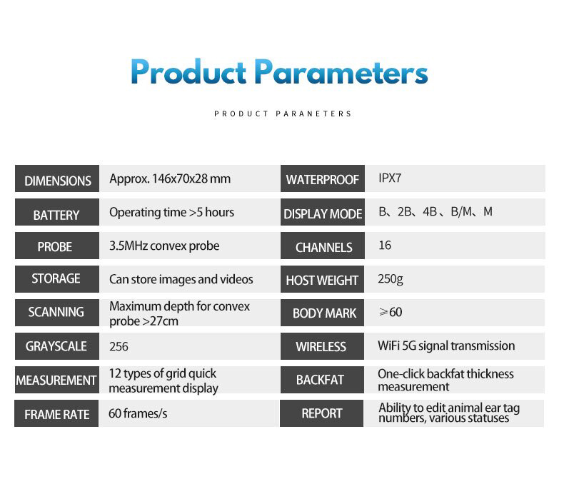 Portable wireless Veterinary ultrasound device BXL-S104(图6)